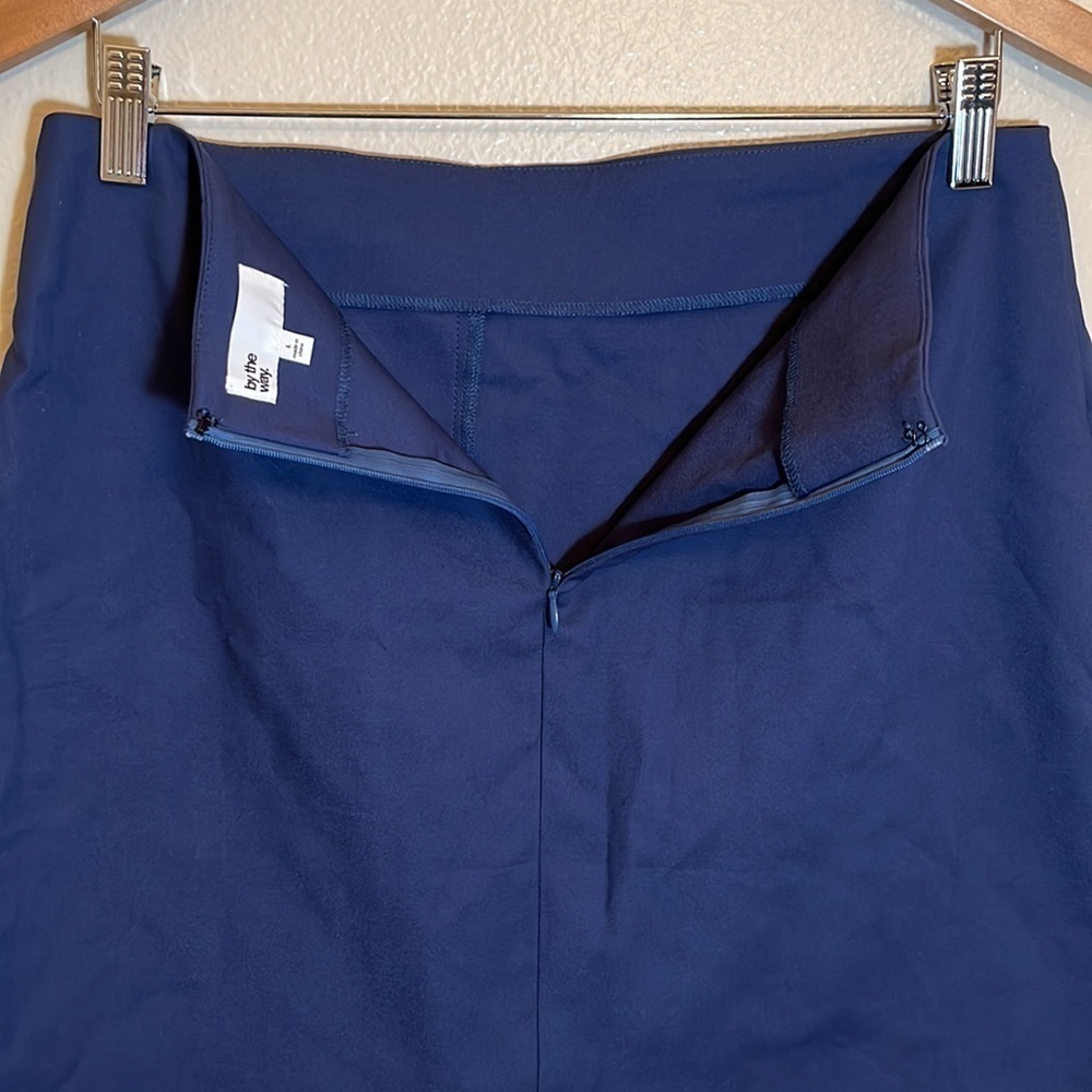 By the Way. Blue Mini Skirt - Picture 8 of 10